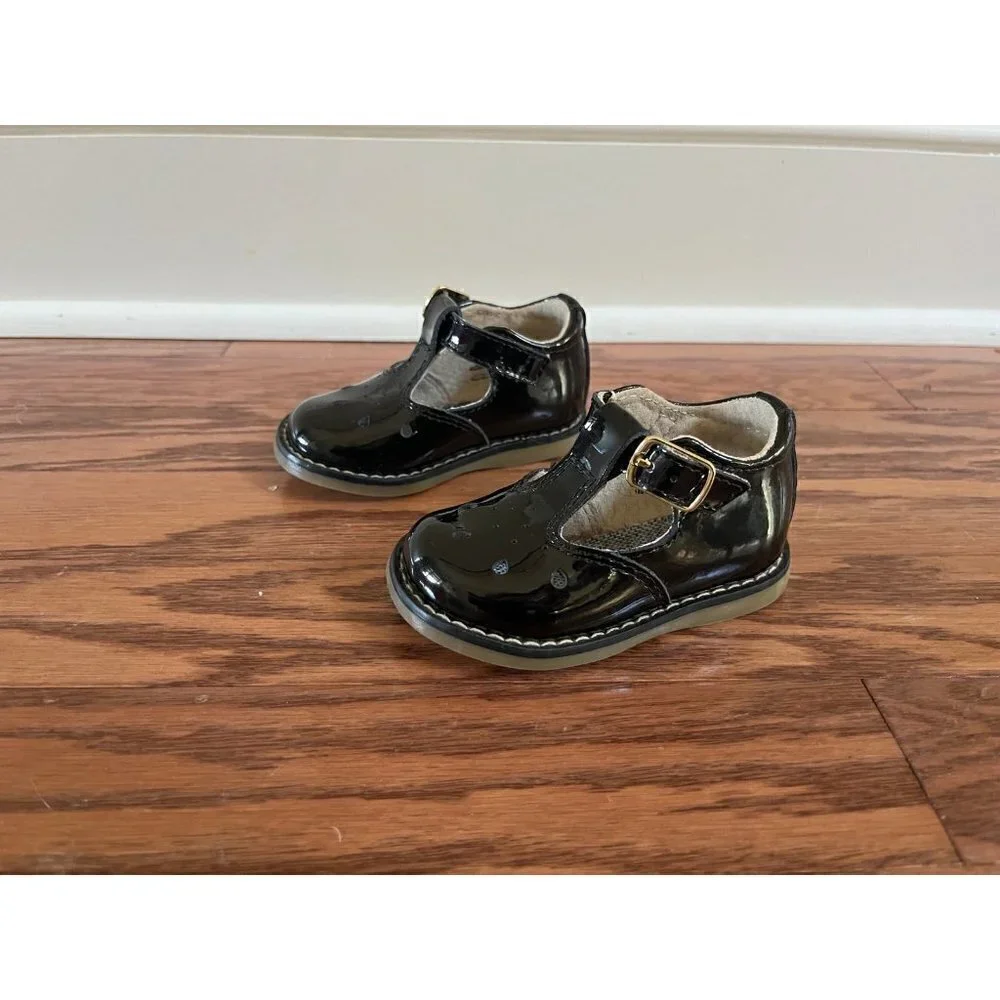 Footmates Black Baby Shoes Harper